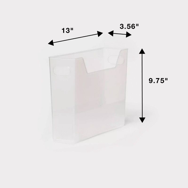 slide 4 of 4, Small Multipurpose Storage Bin Clear - Brightroom™, 1 ct