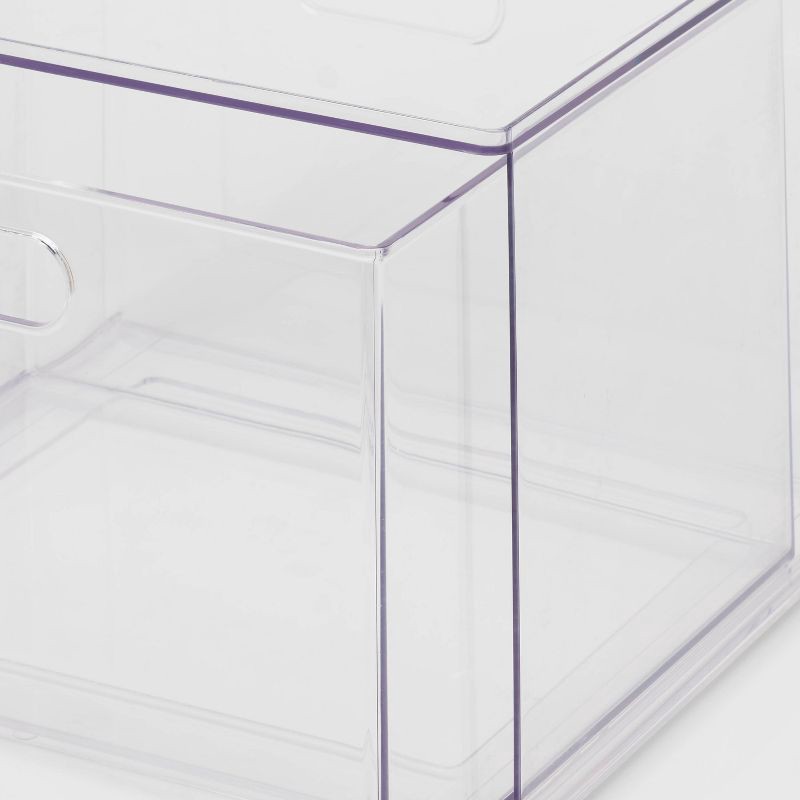 slide 3 of 6, All Purpose Single Drawer Storage Clear - Brightroom™, 1 ct