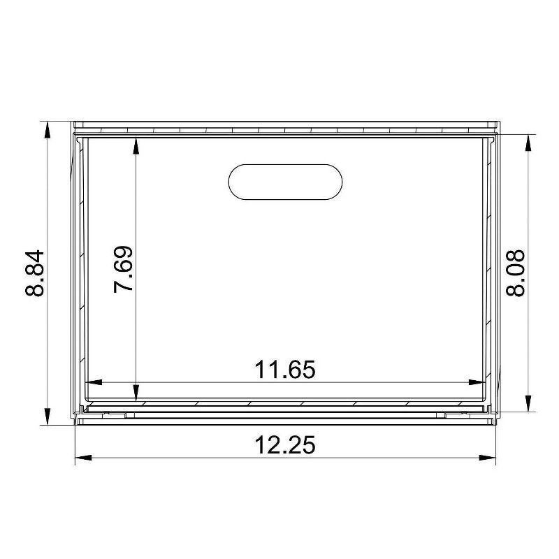 slide 5 of 6, All Purpose Single Drawer Storage Clear - Brightroom™, 1 ct