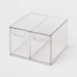 All Purpose 2 Drawer Storage Clear - Brightroom™