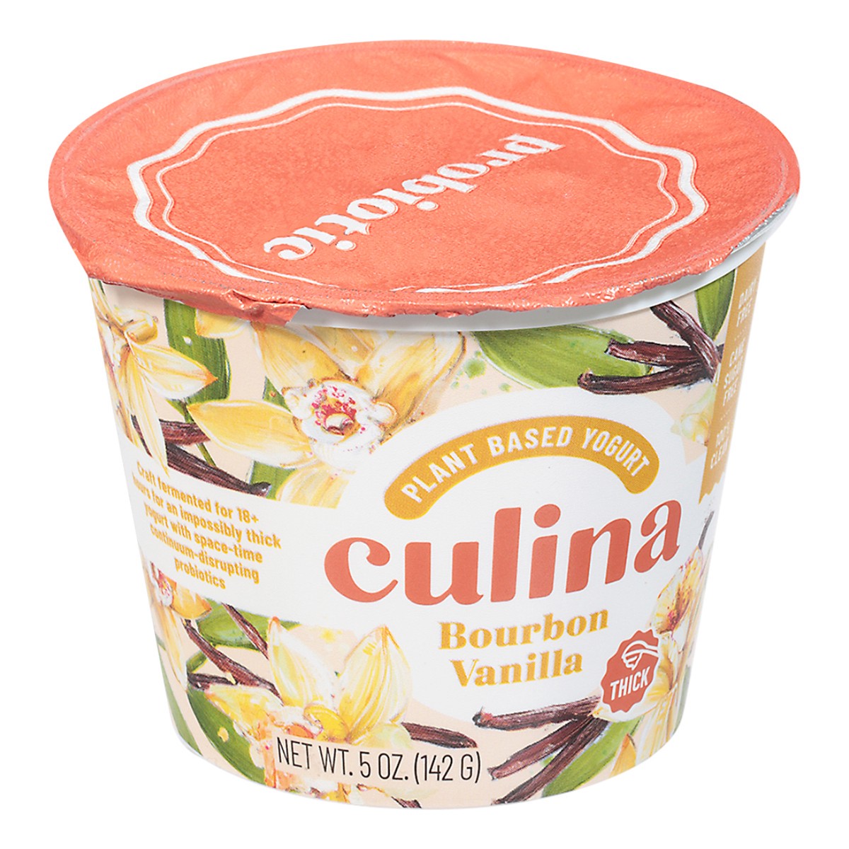 slide 2 of 9, Culina Bourbon Vanilla Plant Based Coconut Yogurt, 5 oz