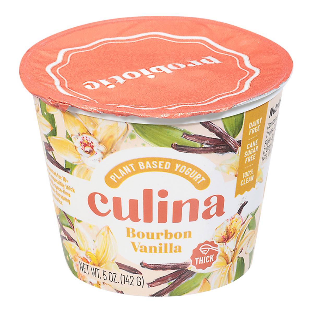 slide 1 of 9, Culina Bourbon Vanilla Plant Based Coconut Yogurt, 5 oz