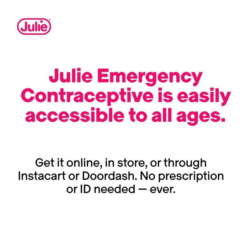 slide 6 of 8, Julie Emergency Single Contraceptive Tablet, 1 ct