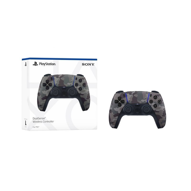 slide 5 of 6, DualSense Wireless Controller for PlayStation 5 - Gray Camo, 1 ct