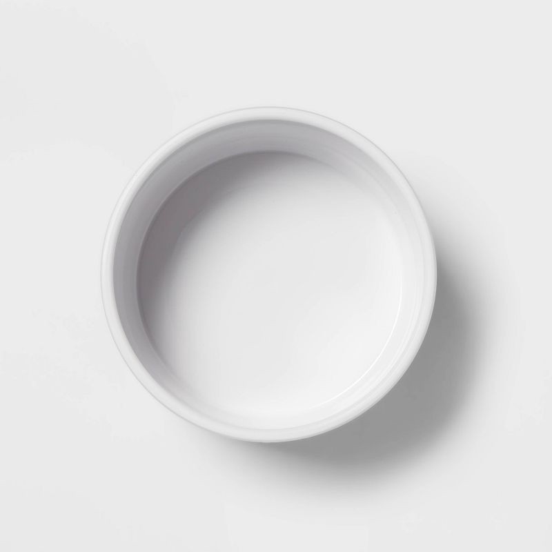 slide 3 of 3, 4pc 10oz Plastic Stella Mini Snack Bowl White - Threshold™: Dishwasher & Microwave-Safe, Solid Round Design, 4 ct; 10 oz