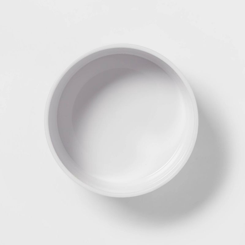 slide 3 of 3, 26oz Plastic Stella Cereal Bowl White - Threshold™: Recycled PET, Dishwasher & Microwave Safe, 26 oz
