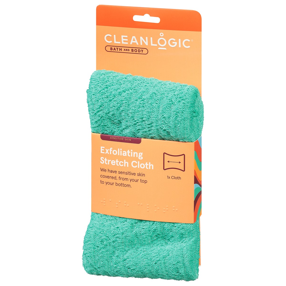 slide 3 of 12, Cleanlogic Sens Skin Exfoliating Cloth, 1 ct