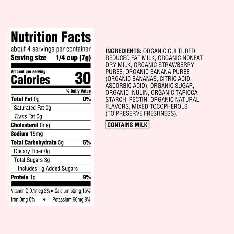 slide 4 of 4, Organic Freeze-Dried Strawberry Banana Yogurt Bites - 1oz - Good & Gather™, 1 oz