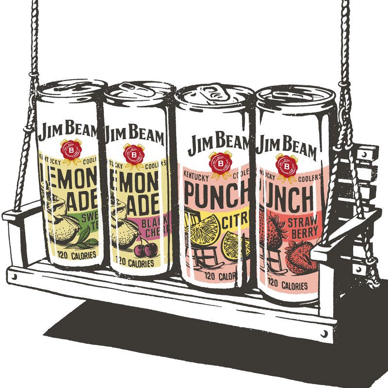 slide 6 of 6, Jim Beam Kentucky Coolers Variety Pack - 12pk/12 fl oz Cans, 12 ct; 12 fl oz