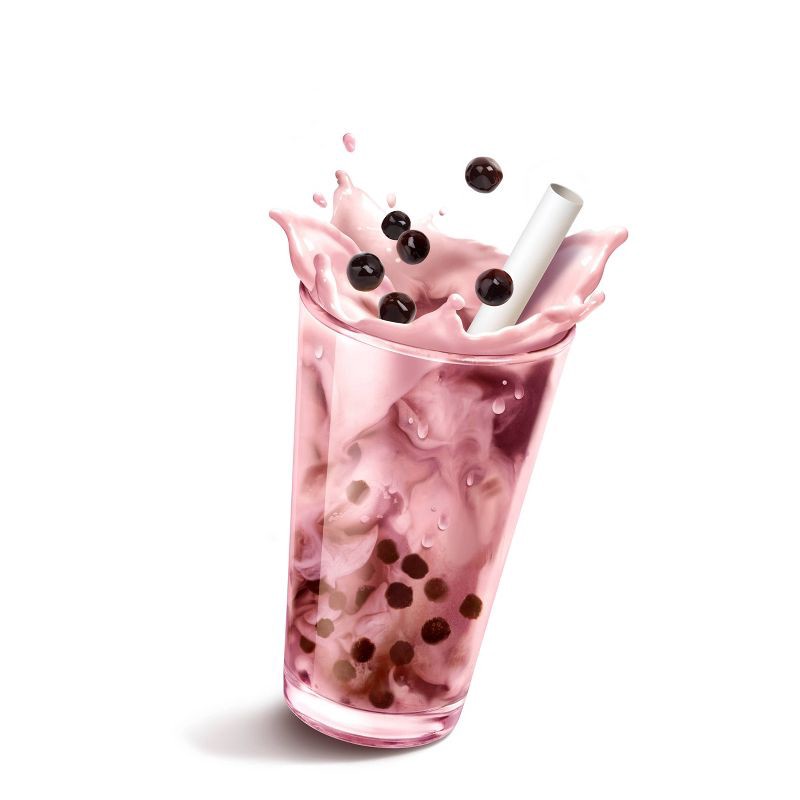 slide 4 of 4, Boba Bam BOBABAM Frozen Instant Boba Pack Strawberry - 9.2oz/4pk, 4 ct; 9.2 oz