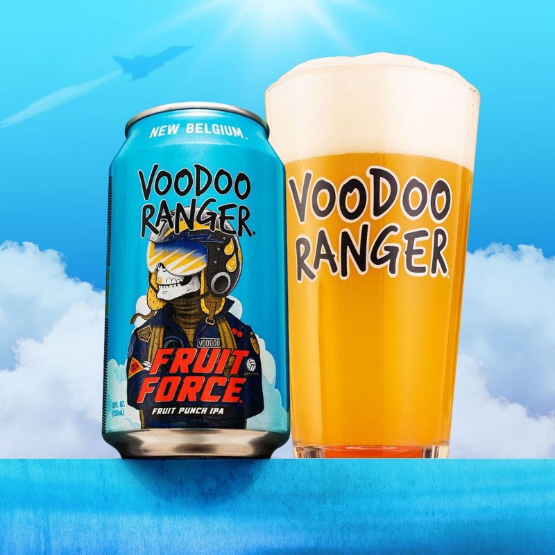 slide 5 of 10, New Belgium Voodoo Ranger Fruit Force IPA Beer - 6pk/12 fl oz Cans, 6 ct; 12 fl oz