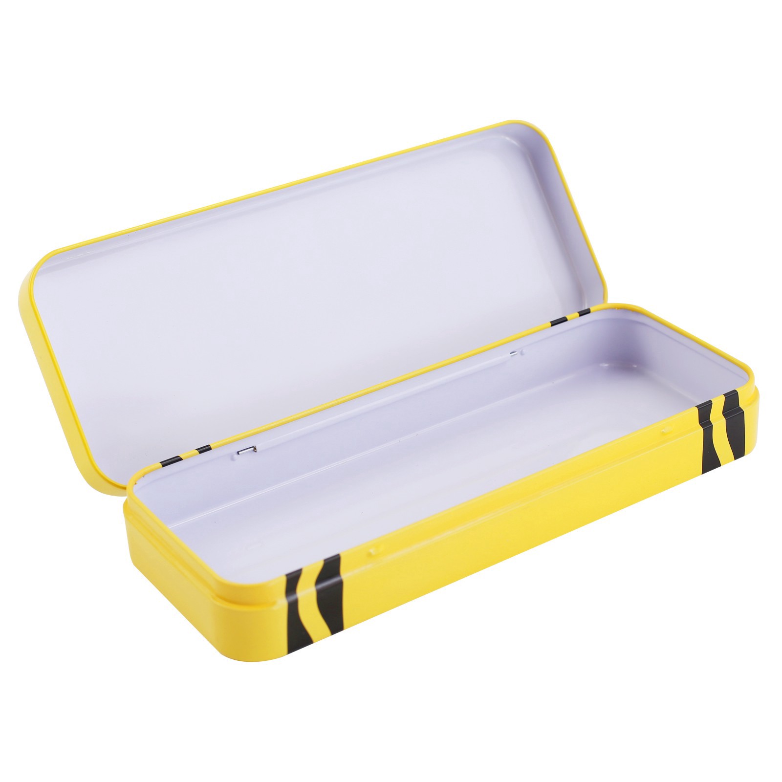 slide 3 of 3, Crayola Tin Pencil Case, 8 in x 3 in