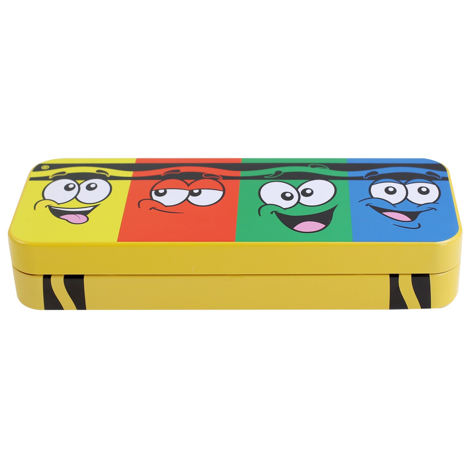 slide 2 of 3, Crayola Tin Pencil Case, 8 in x 3 in