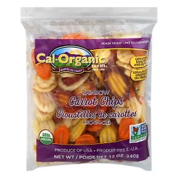 Cal-Organic Farms Carrot Chips, Rainbow
