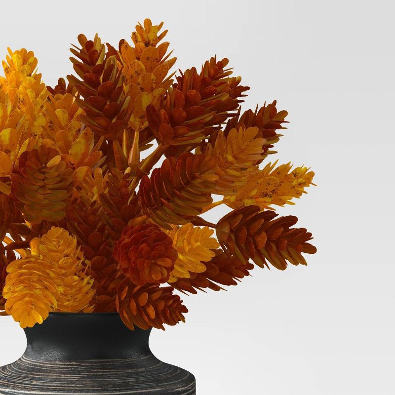 slide 3 of 4, Small Hops Arrangement in Ceramic Pot Black - Threshold, 1 ct