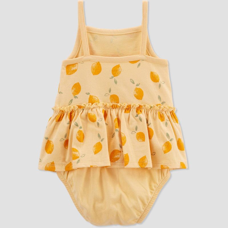 Carter's lemon romper hotsell