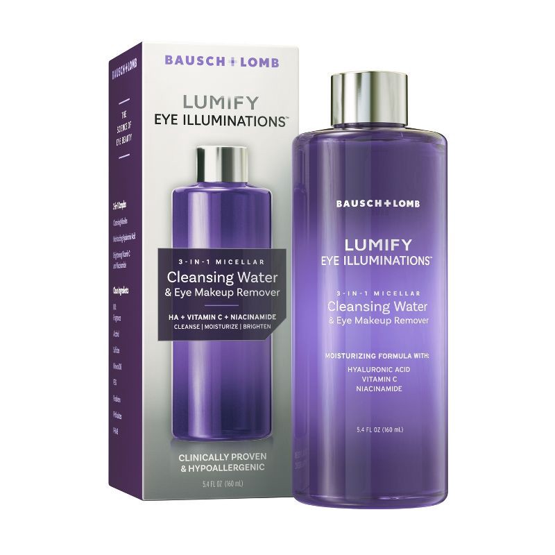 slide 1 of 5, Lumify Eye Illuminations Makeup Remover & Cleanser - 5.4 fl oz, 5.4 fl oz