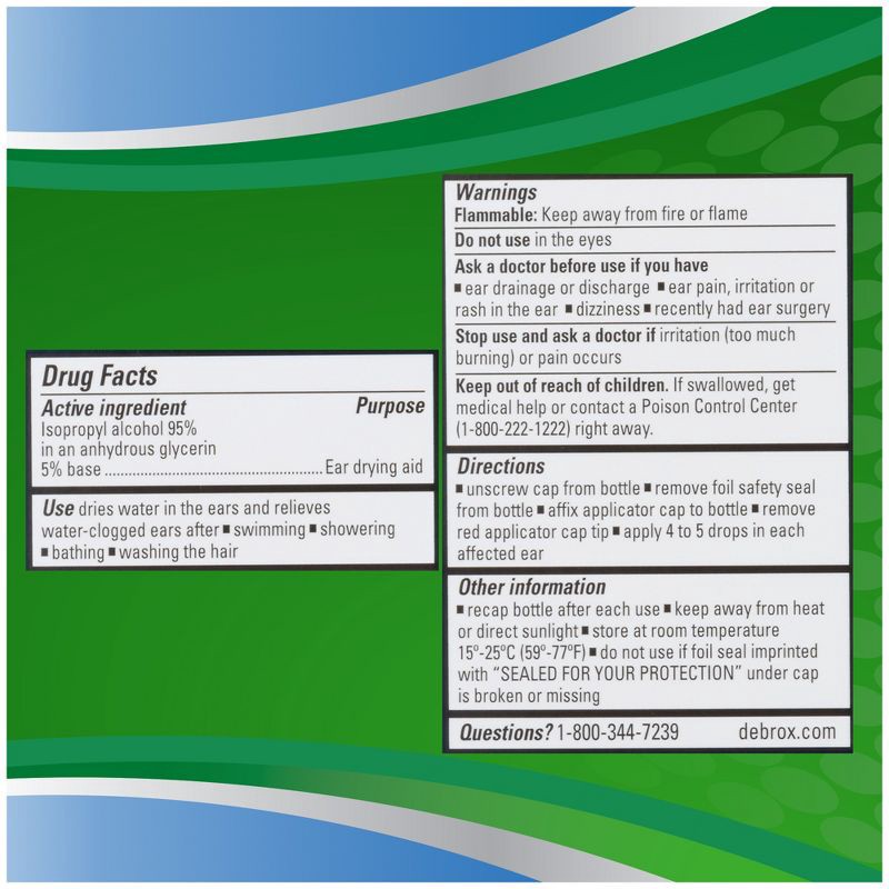 slide 9 of 11, Debrox Ear Drops for Swimmer's Ear - 1 fl oz, 1 fl oz