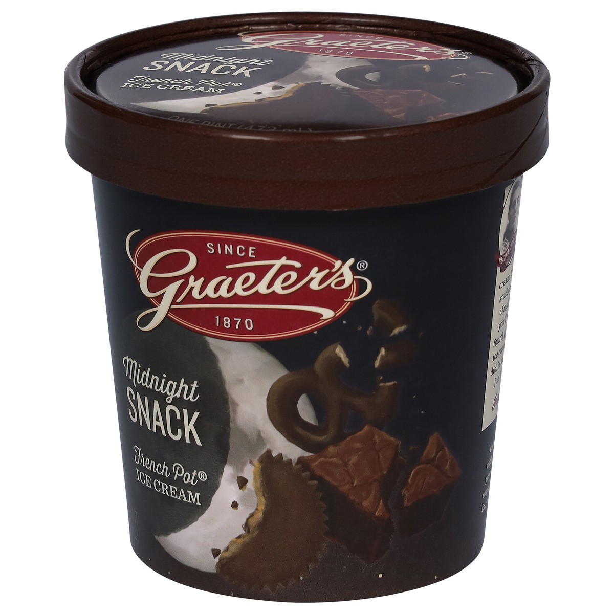 slide 7 of 9, Graeter's French Pot Midnight Snack Ice Cream 1 pt, 1 pint