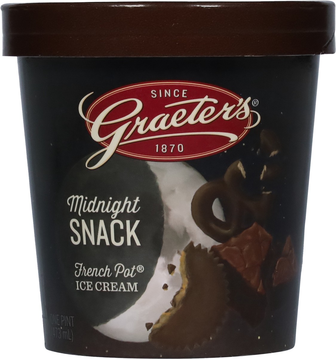 slide 2 of 9, Graeter's French Pot Midnight Snack Ice Cream 1 pt, 1 pint