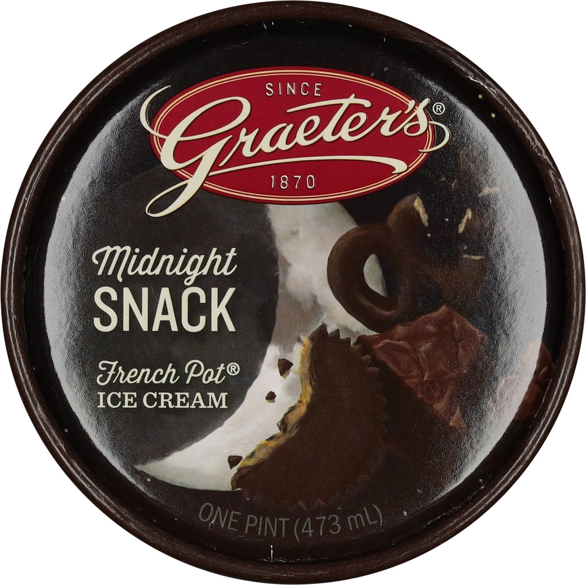 slide 6 of 9, Graeter's French Pot Midnight Snack Ice Cream 1 pt, 1 pint