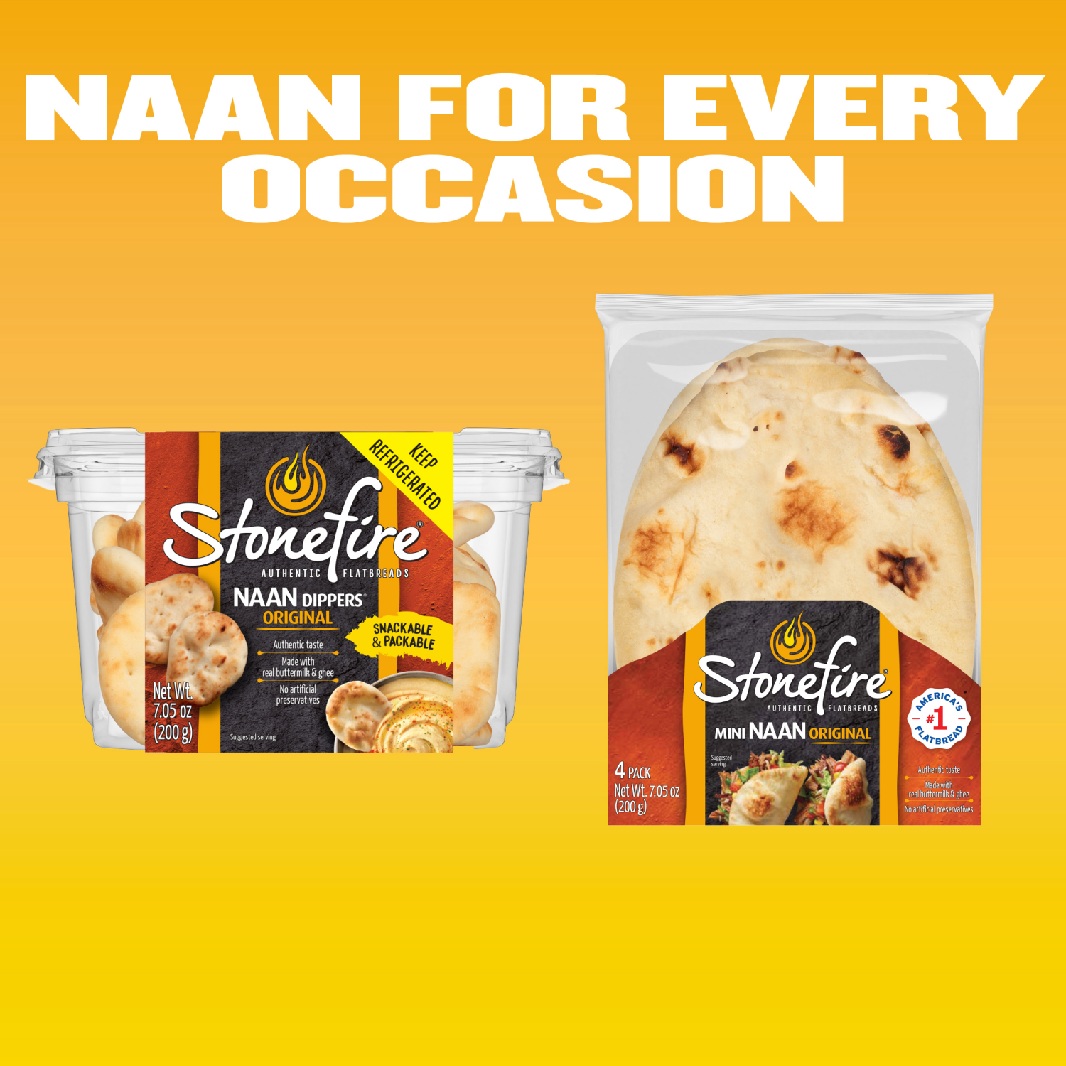 slide 7 of 8, Stonefire Naan Dippers Original Flatbreads 7.05 oz, 20 ct; 7.05 oz