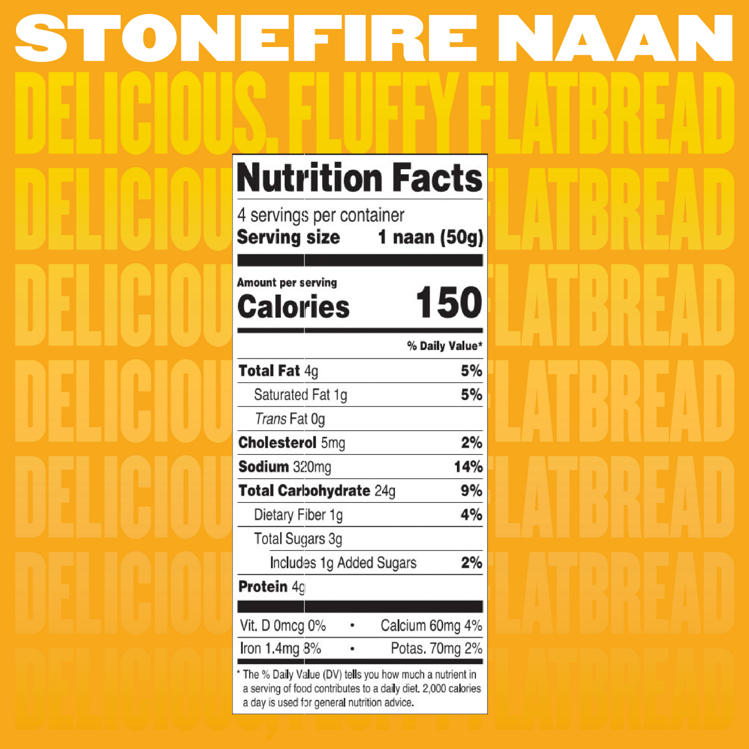 slide 3 of 8, Stonefire Mini Naan Original, 75 oz