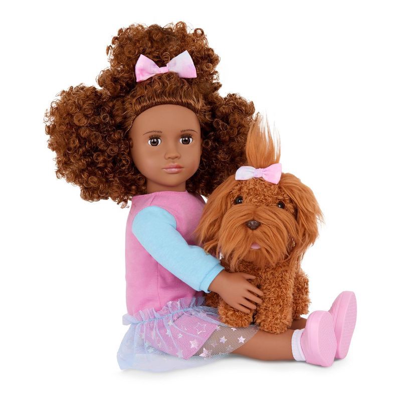 slide 3 of 6, Our Generation Safie & Ginger 18" Doll & Pet Puppy Set, 1 ct