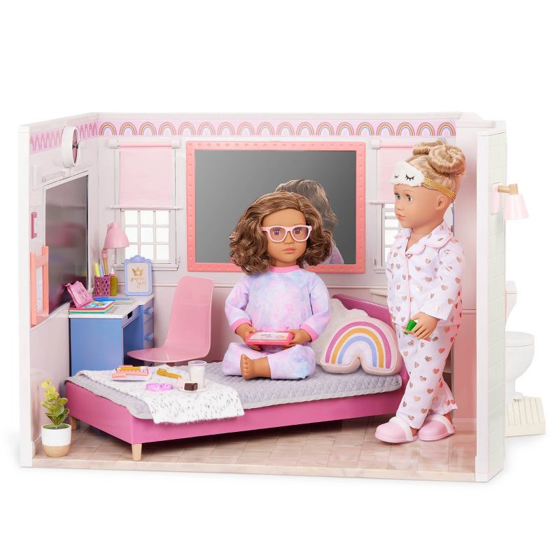slide 2 of 10, Our Generation Room to Dream Bedroom Playset & Furniture for 18" Dolls, 1 ct