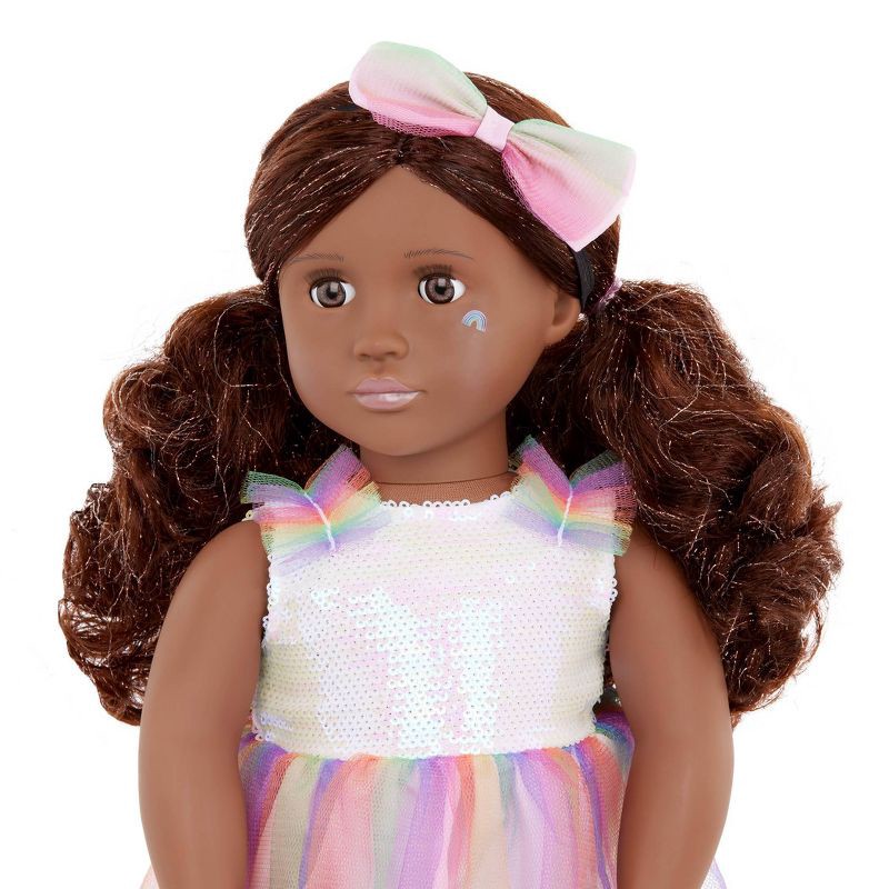 slide 2 of 4, Our Generation Revery 18" Fashion Doll with Rainbow Dress, 1 ct