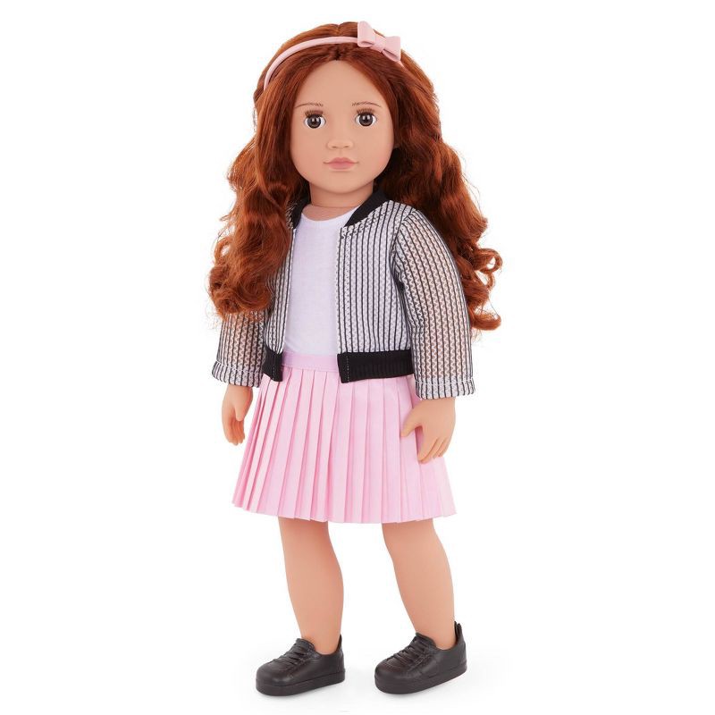 slide 2 of 4, Our Generation Jacinta 18" Fashion Doll with Pink Skirt & Sweater, 1 ct