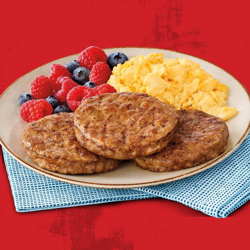 slide 3 of 7, Jimmy Dean Frozen Fully Cooked All-Natural Pork Patties - 18.3oz, 18.3 oz