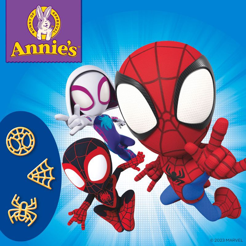 slide 2 of 7, Annie's Spidey Shapes & Cheddar Mac and Cheese Microwavable Cups - 8.04oz / 4pk, 8.04 oz, 4 ct