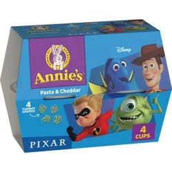 Annie's Disney 100 Shapes Cheddar Mac and Cheese Microwavable Cups - 8.04oz/4pk