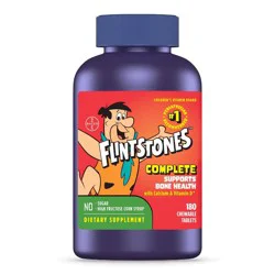 The Flintstones Complete Chewable Kids Vitamins - Fruit Flavors - 180ct