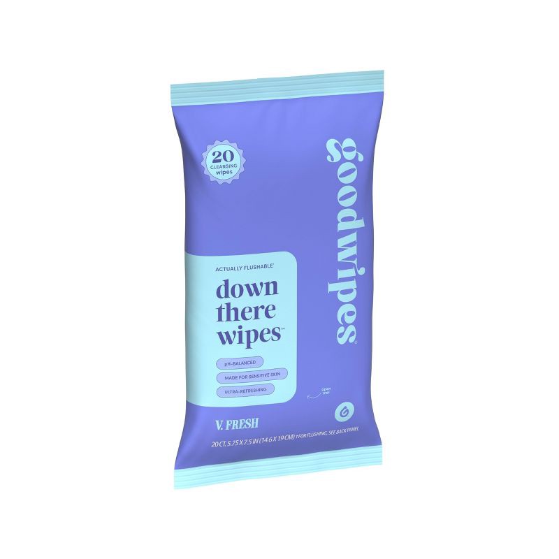 slide 3 of 6, Goodwipes V Fresh Flushable Wipes - 20ct, 20 ct