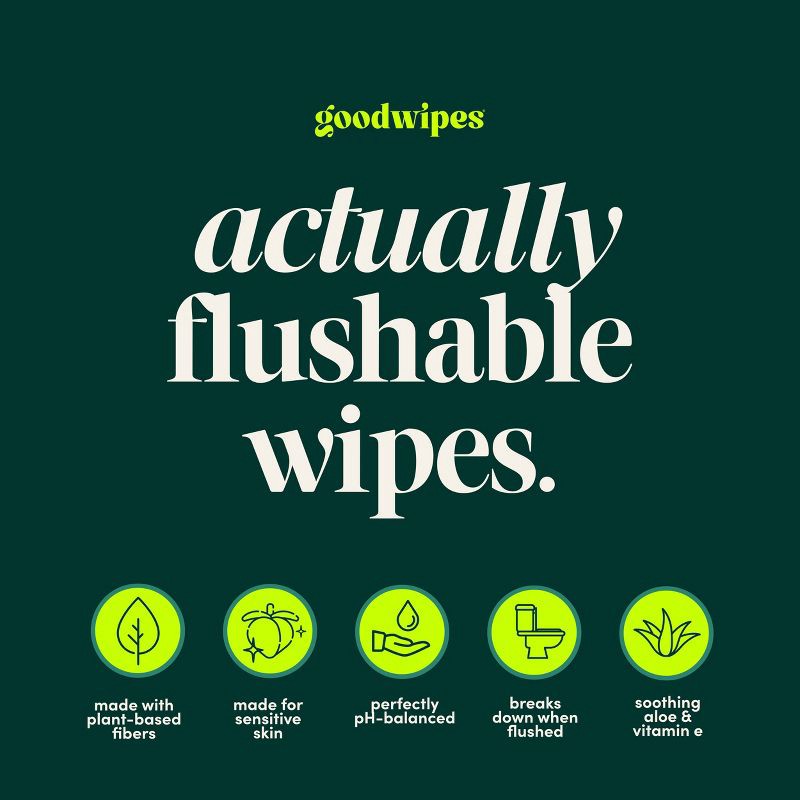slide 5 of 6, Goodwipes V Fresh Flushable Wipes - 20ct, 20 ct