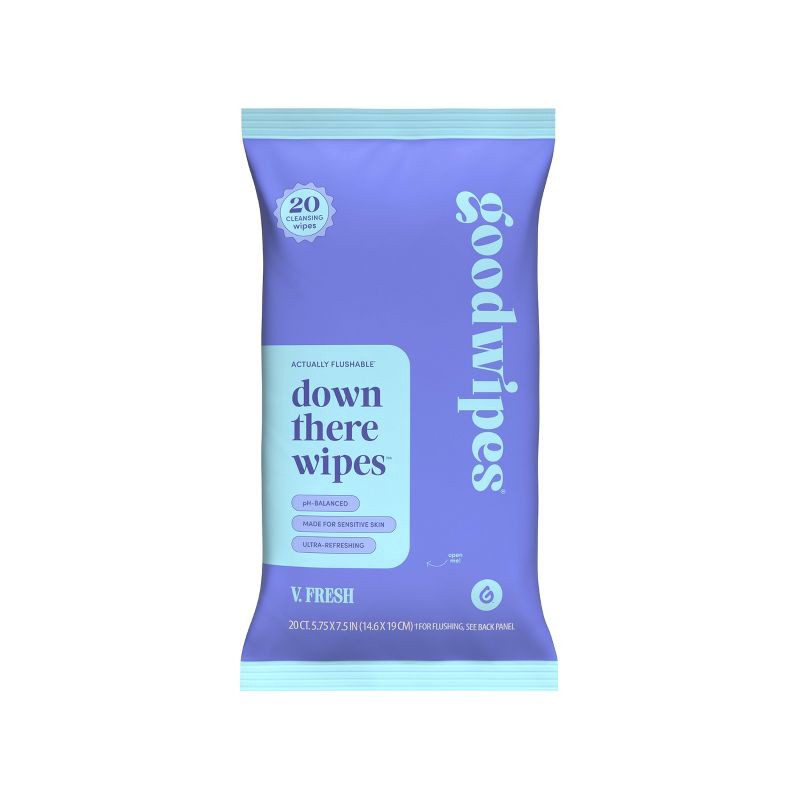 slide 1 of 6, Goodwipes V Fresh Flushable Wipes - 20ct, 20 ct