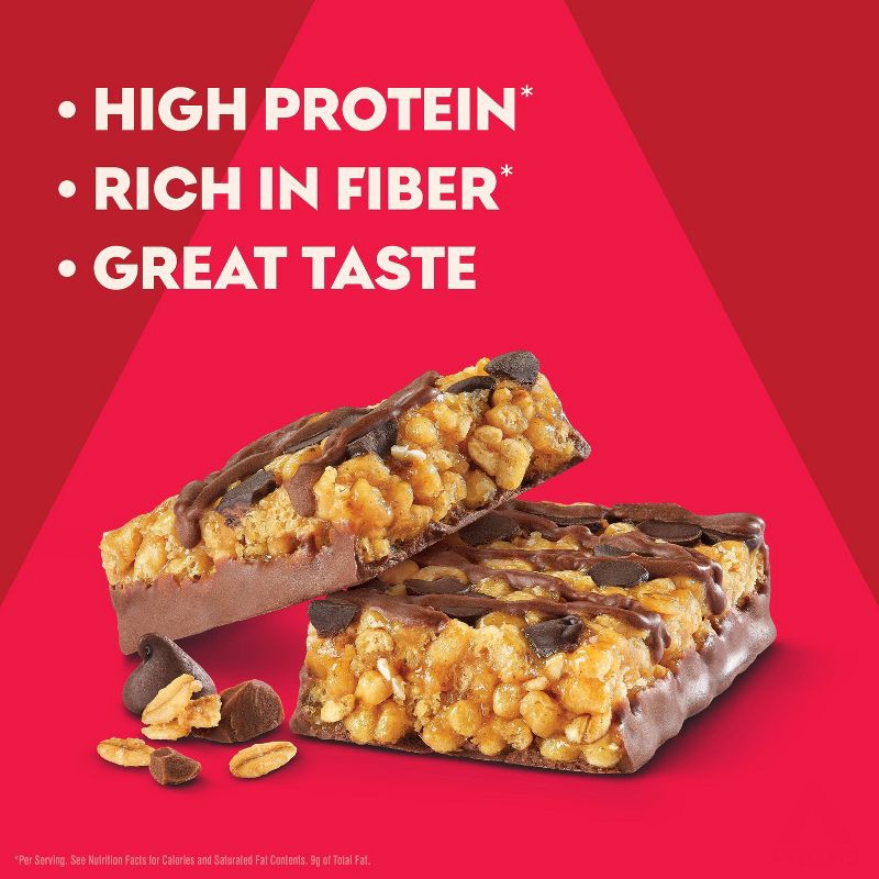 slide 4 of 6, Atkins Chocolate Chip Granola Soy Protein Bars - 17g Protein - 13.5oz/8ct, 13.5 oz, 8 ct