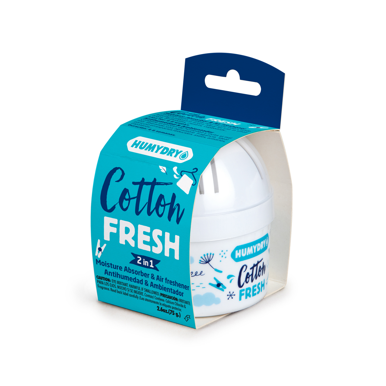 slide 2 of 2, Humydry 2 in 1 Cotton Fresh Moisture Absorber & Air Freshener 2.6 oz, 2.6 oz