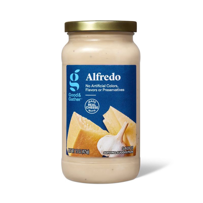 slide 1 of 3, Alfredo Sauce - 15oz - Good & Gather™, 15 oz