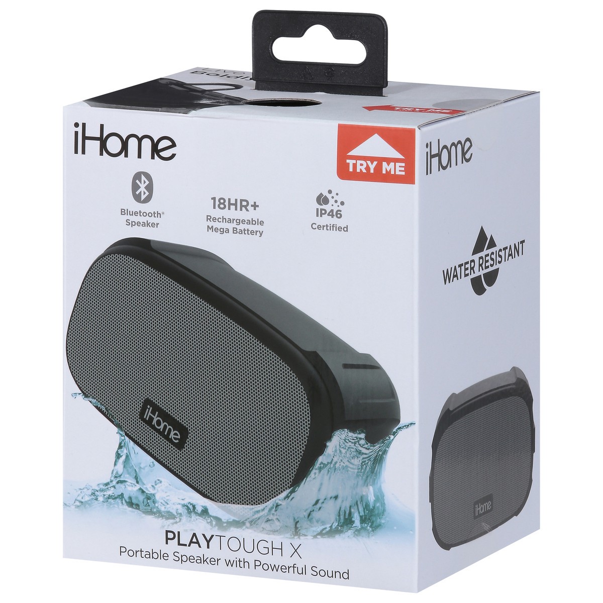 slide 3 of 9, iHome Water-Resistant Portable Speaker 1 ea, 1 ct