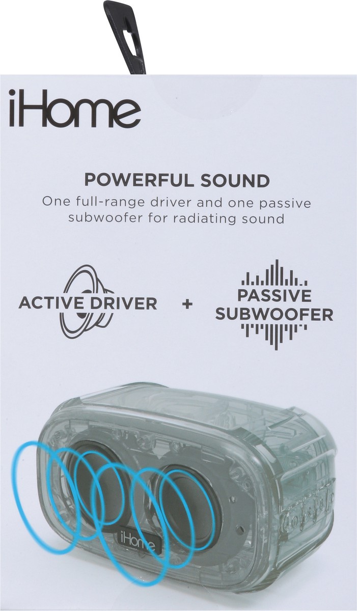 slide 6 of 9, iHome Water-Resistant Portable Speaker 1 ea, 1 ct