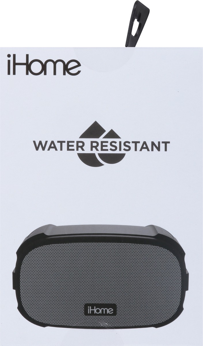 slide 4 of 9, iHome Water-Resistant Portable Speaker 1 ea, 1 ct