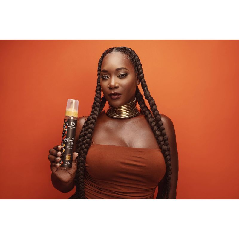 slide 3 of 6, Design Essentials Chebe Strengthening & Curl Perfecting Hair Mousse - 10 fl oz, 10 fl oz