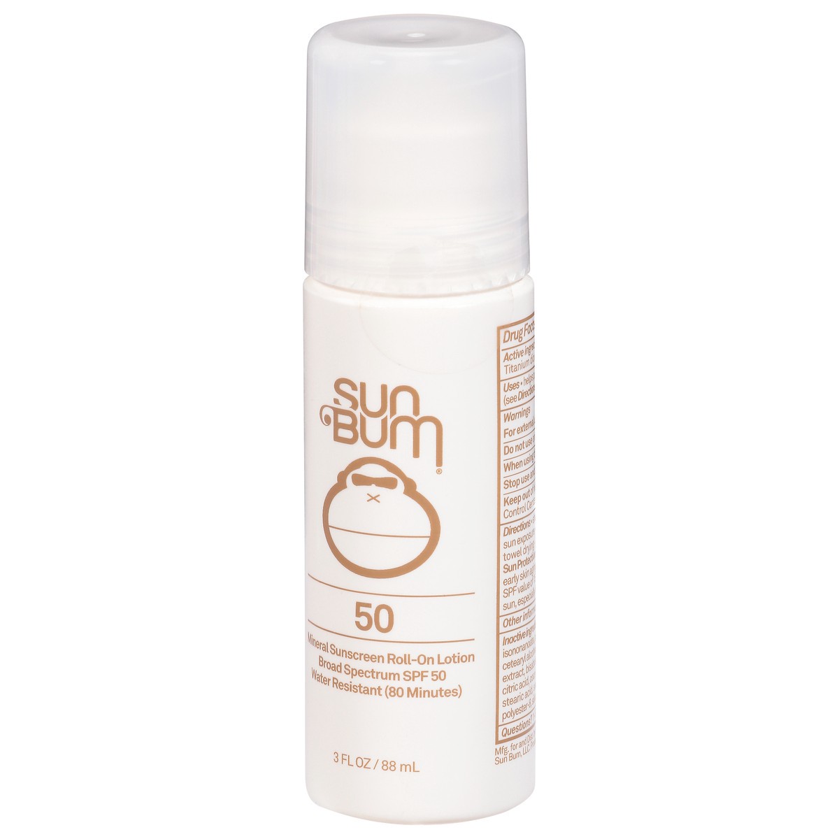 slide 6 of 9, Sun Bum Mineral Sunscreen Roll-On - SPF 50, 3 fl oz