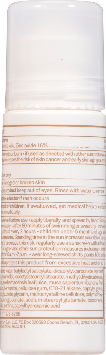 slide 7 of 9, Sun Bum Mineral Sunscreen Roll-On - SPF 50, 3 fl oz