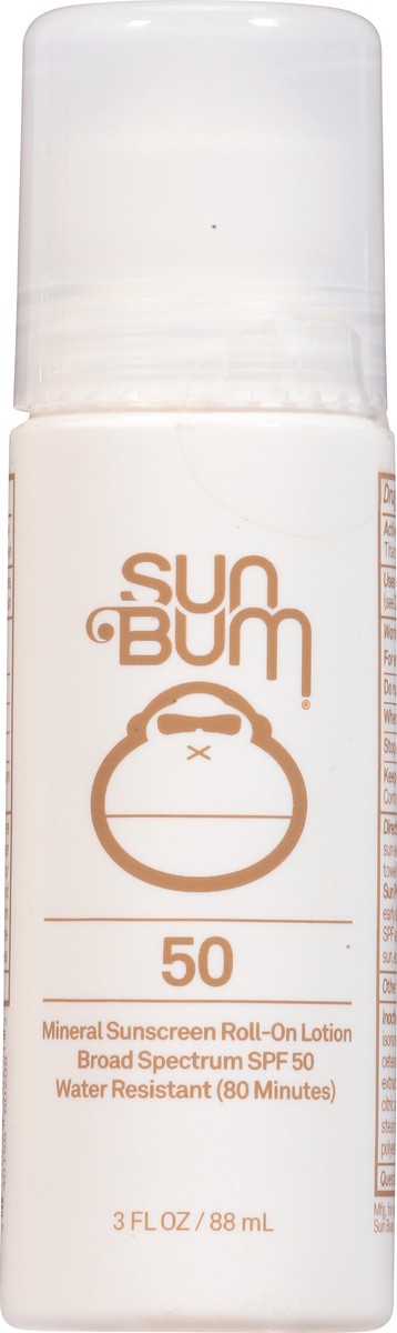 slide 5 of 9, Sun Bum Mineral Sunscreen Roll-On - SPF 50, 3 fl oz