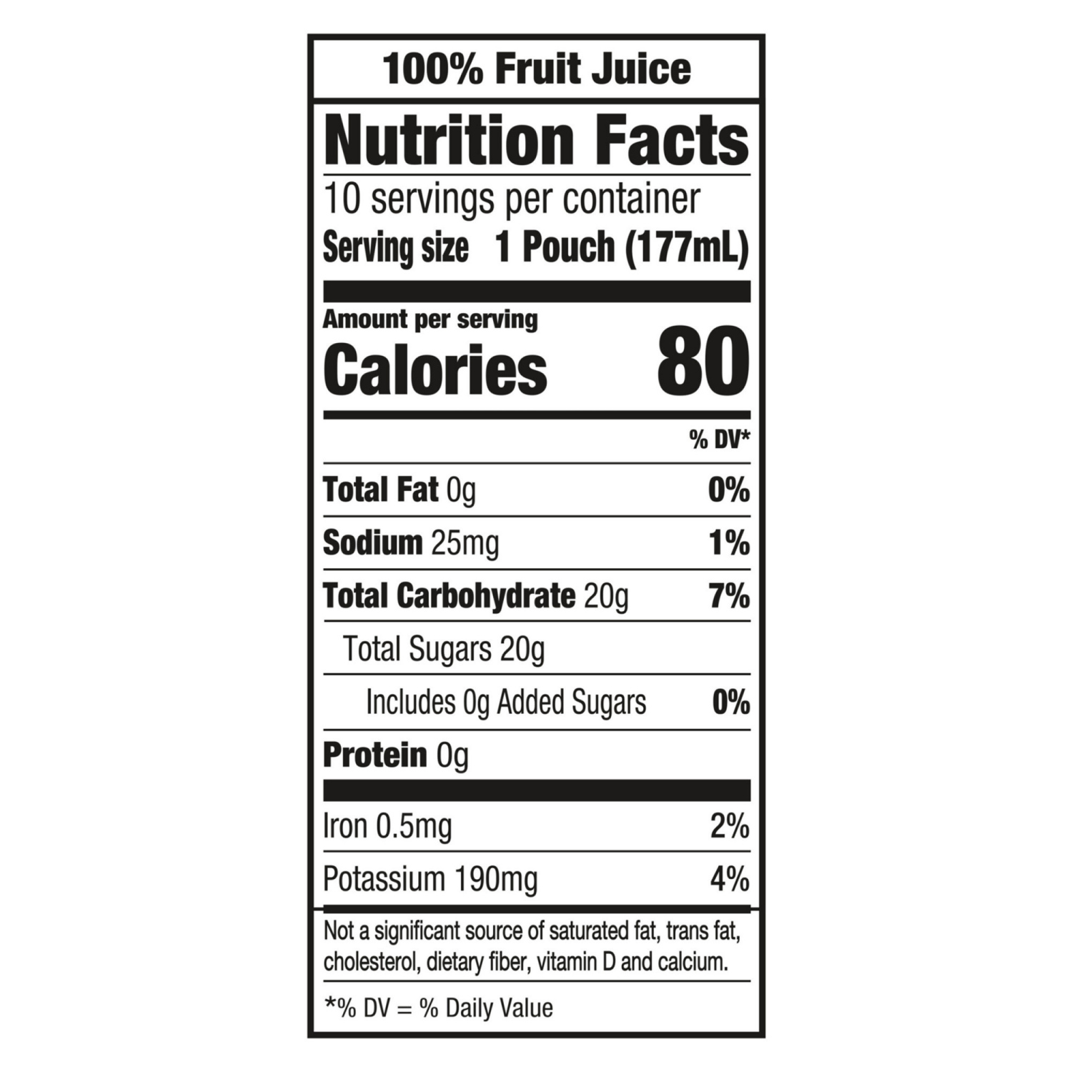 slide 3 of 5, Capri Sun 100% Juice Apple All-Natural Juice from Concentrate with added ingredients, 10 ct Box, 6 fl oz Pouches, 10 ct; 6 oz