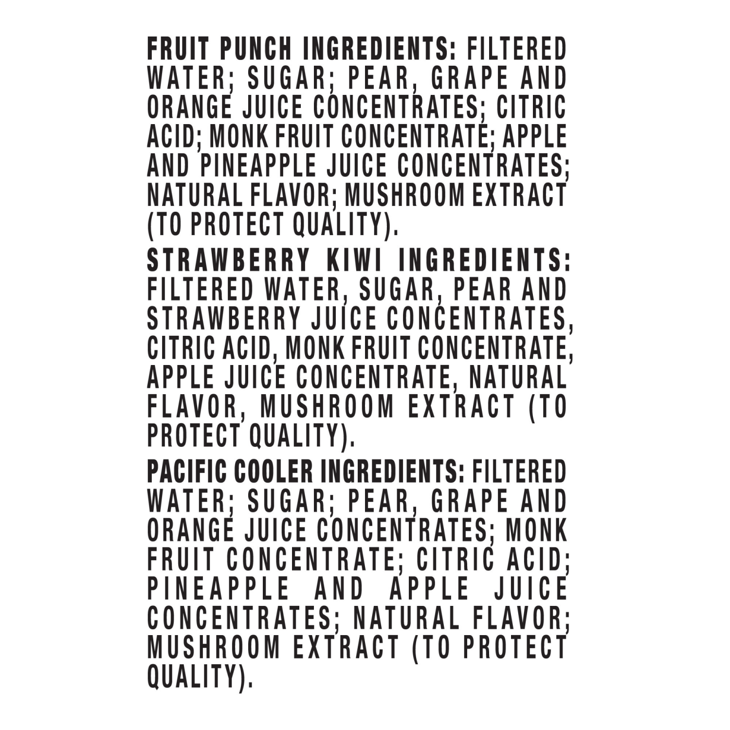 slide 3 of 8, Capri Sun Fruit Punch, Strawberry Kiwi and Pacific Cooler Flavored Juice Drink Blend Variety Pack, 30 ct Box, 6 fl oz Pouches, 30 ct